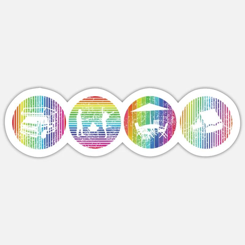 Sticker Größe S (10 x 10 cm) -