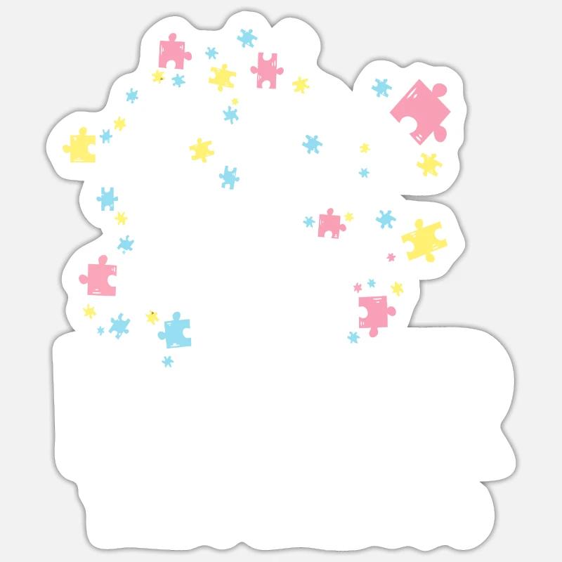 Behavior - Sticker size S (10 x 10 cm) - white matte