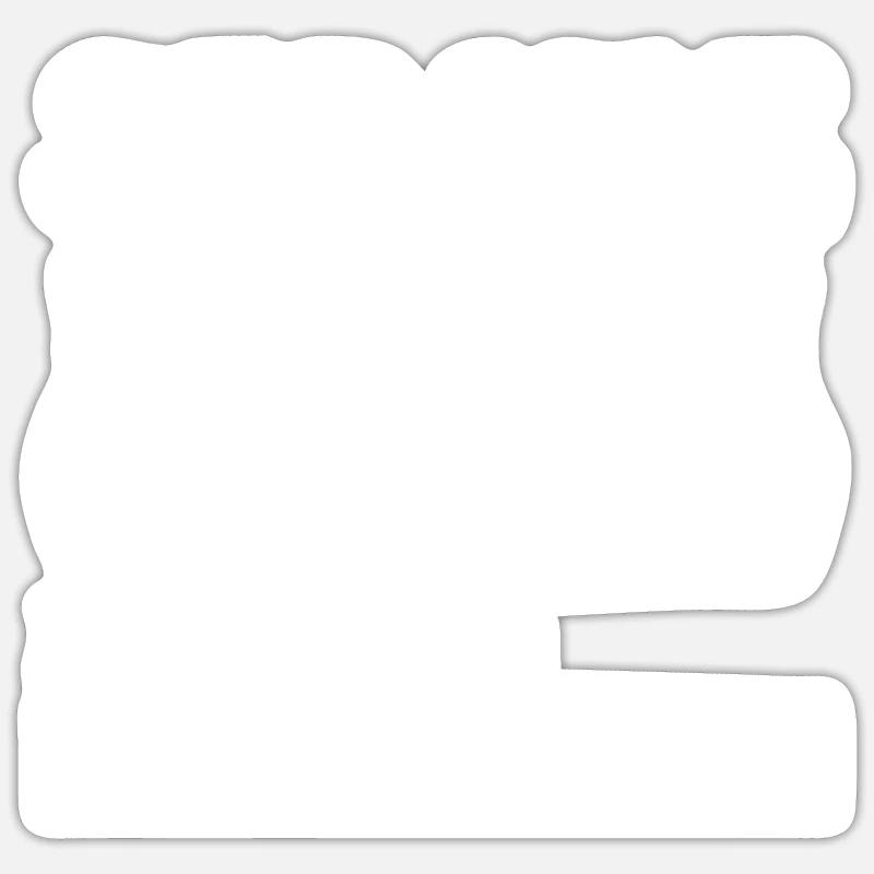 Strike Loading Bitte Warten - Bowling - Sticker Größe S (10 x 10 cm) - Mattweiß