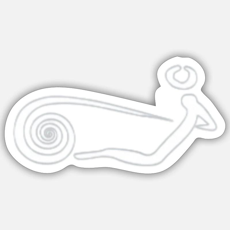 Erg Ergometer And Rowing Exercise Machine Rowing Sticker Größe S (10 x 10 cm)