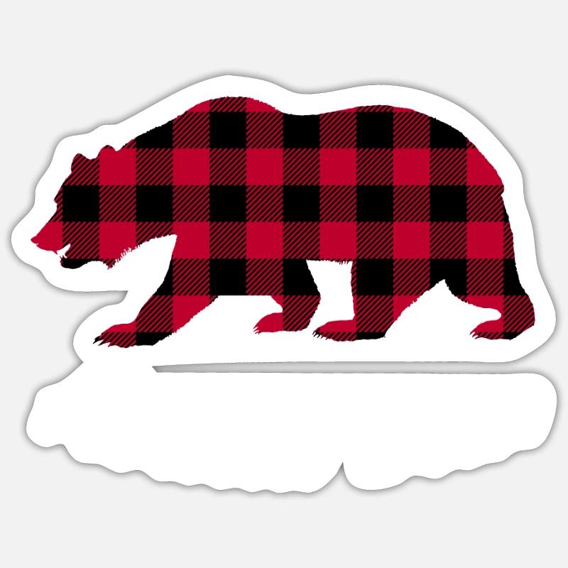 Abuela Bear - Sticker size S (10 x 10 cm) - white matte