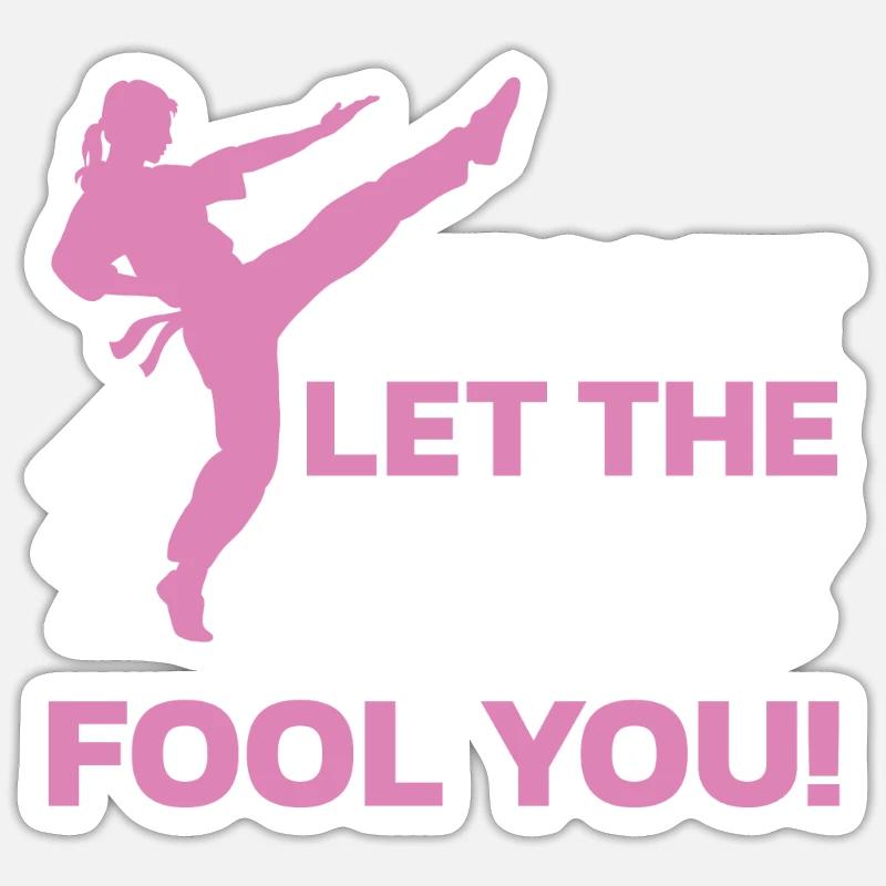 Ne laissez pas la queue de cheval vous tromper Sticker taille S (10 x 10 cm)