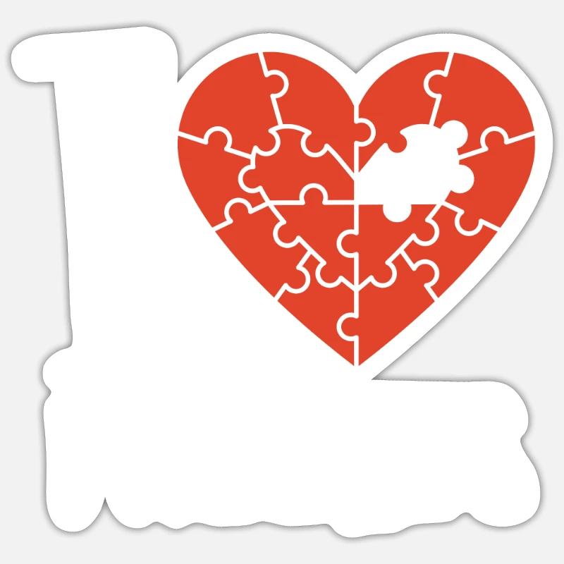 Puzzle Queen - Je passe devant mon heure de coucher Sticker taille S (10 x 10 cm)