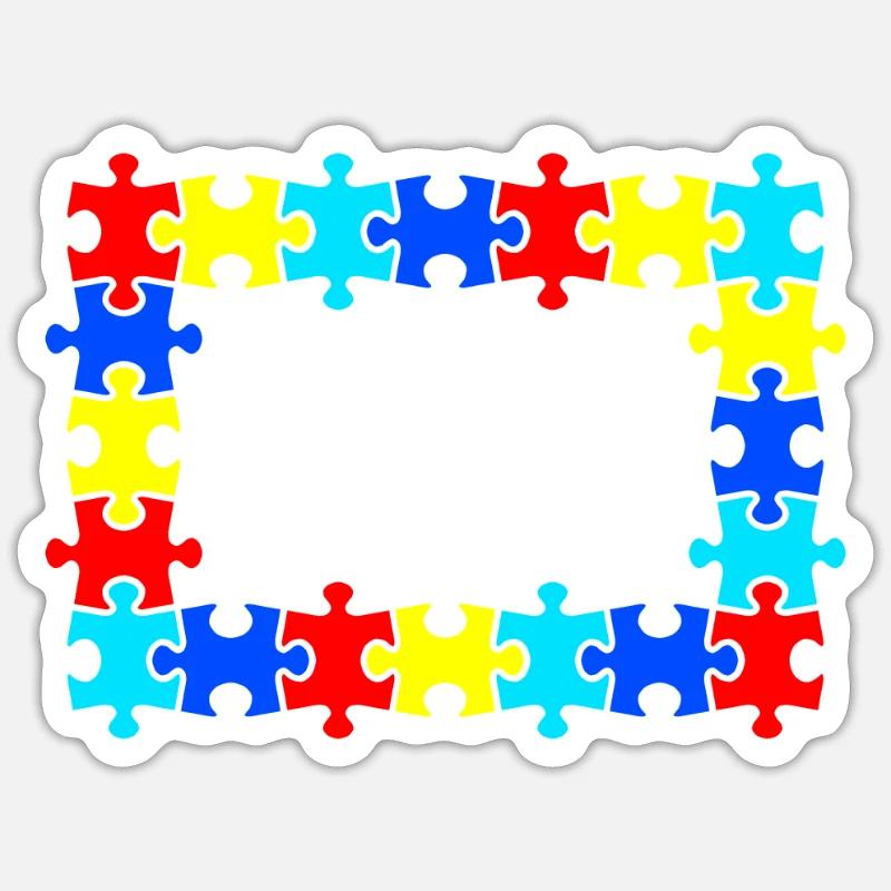 Puzzle Queen - Je passe devant mon heure de coucher Sticker taille S (10 x 10 cm)