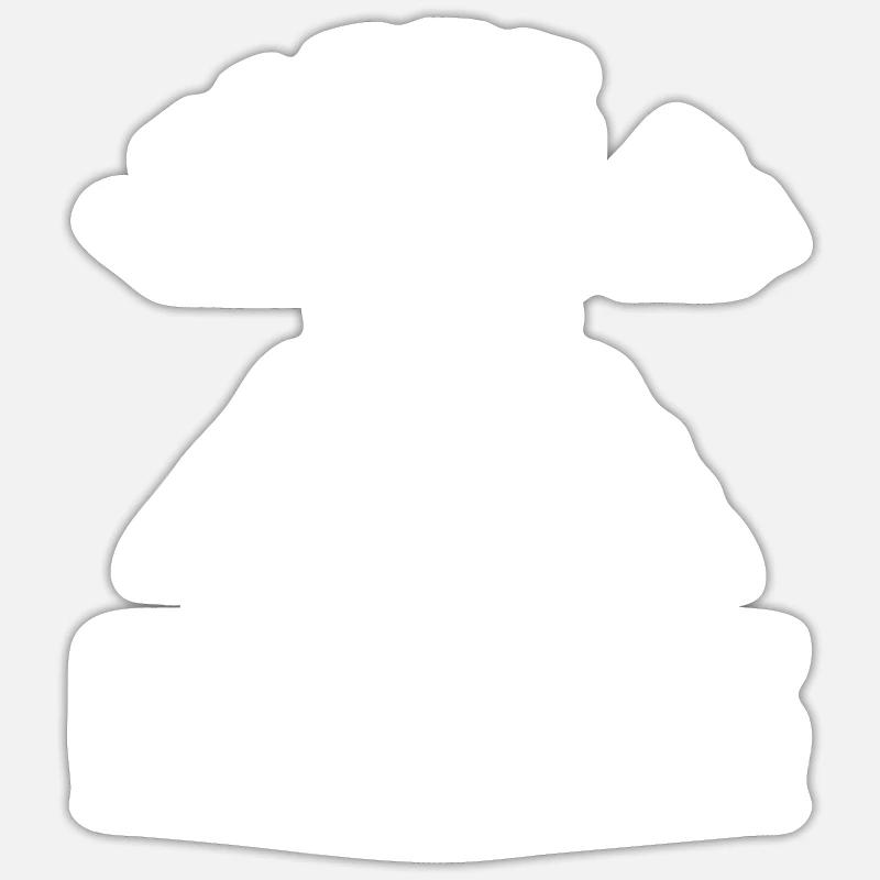Entwickler Coder Programmierer - Sticker Größe S (10 x 10 cm) - Mattweiß
