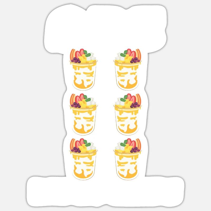 J’adore Milkshakes Milkshake Gift Sticker taille S (10 x 10 cm)