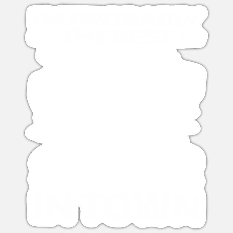 Lunettes de natation - Sticker taille S (10 x 10 cm) - blanc mat