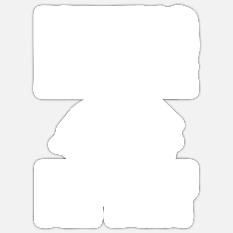 Engineer Witzig Mining Engineer - Sticker size S (10 x 10 cm) - white matte