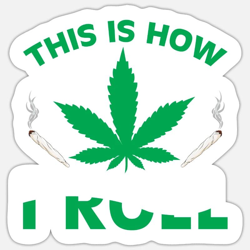 This is how I Roll Sticker size S (10 x 10 cm)