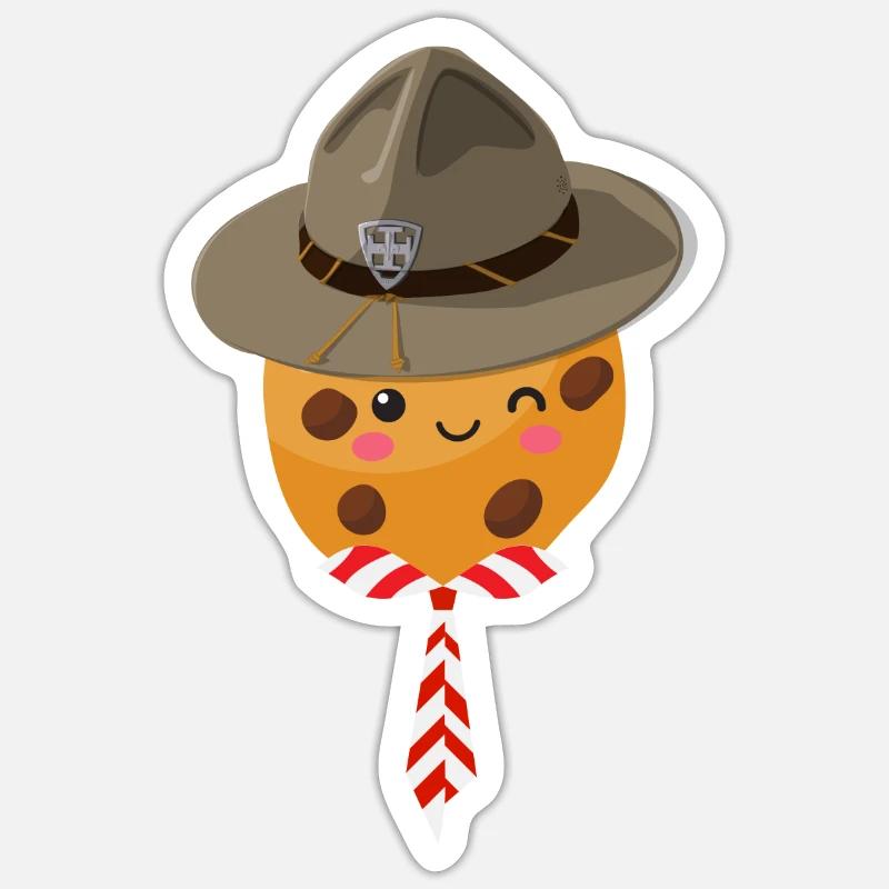 Scout Bakery Scouting Marchand de biscuits Sticker taille S (10 x 10 cm)