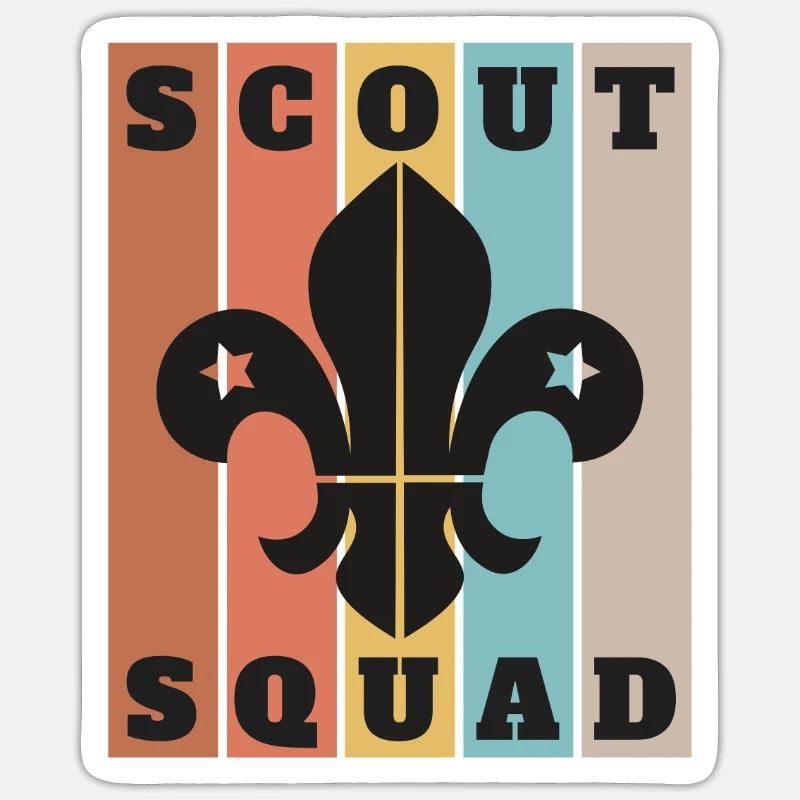 Scout Bakery Scouting Marchand de biscuits Sticker taille S (10 x 10 cm)