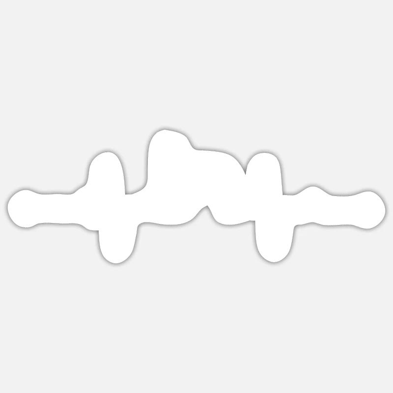 Weiße Schweizer Schäferhunde - Weiße Schweizer Sticker Größe S (10 x 10 cm)