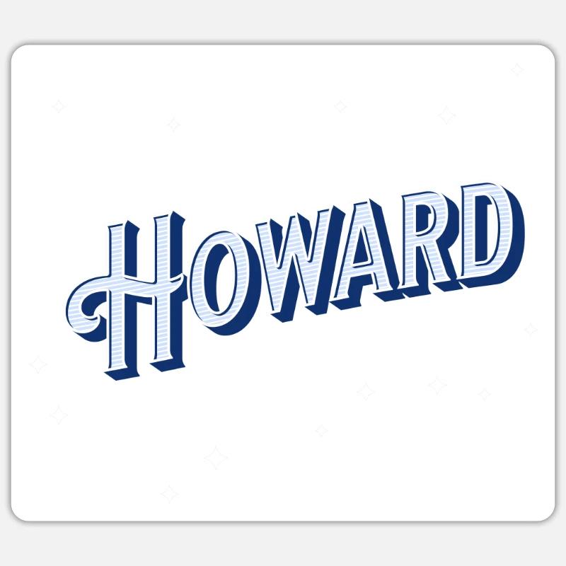 Howard name personalized Sticker size S (10 x 10 cm)