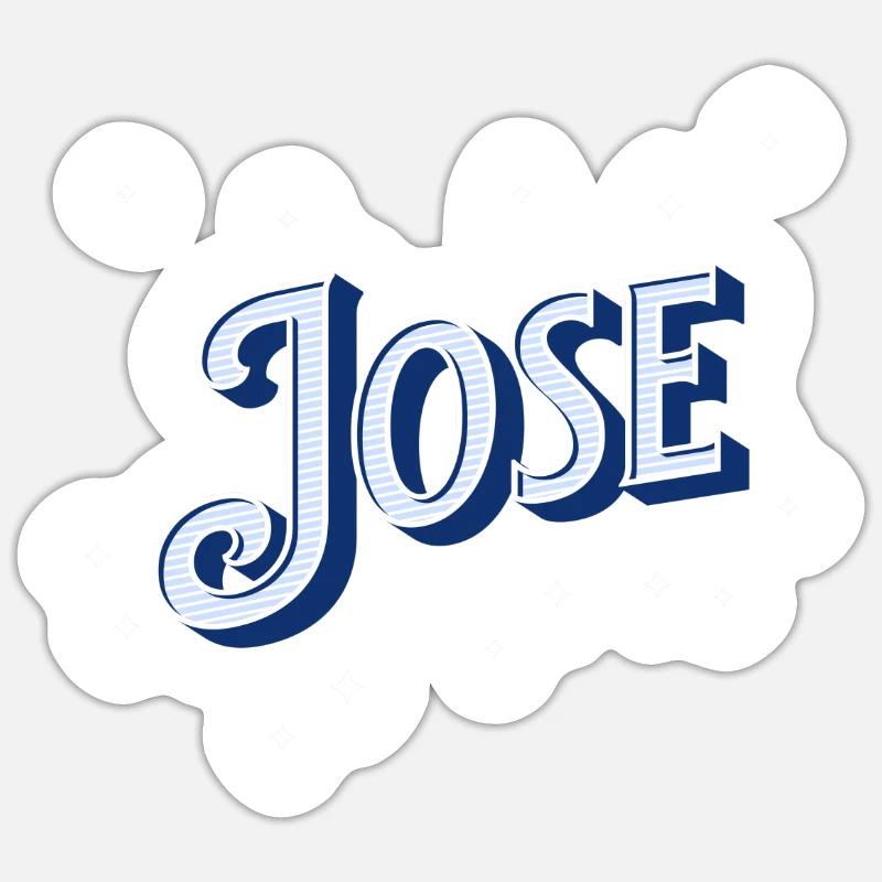 Jose's name personalized Sticker size S (10 x 10 cm)
