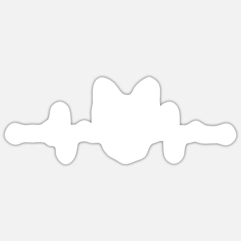 Weiße Schweizer Schäferhunde - Weiße Schweizer Sticker Größe S (10 x 10 cm)