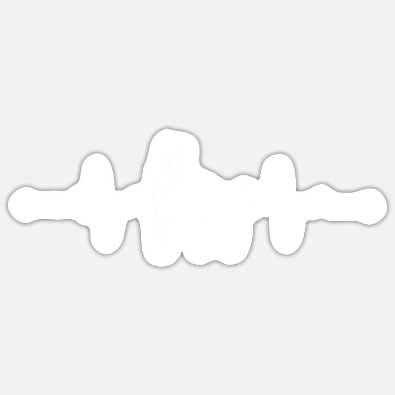 Weiße Schweizer Schäferhunde - Weiße Schweizer Sticker Größe S (10 x 10 cm)
