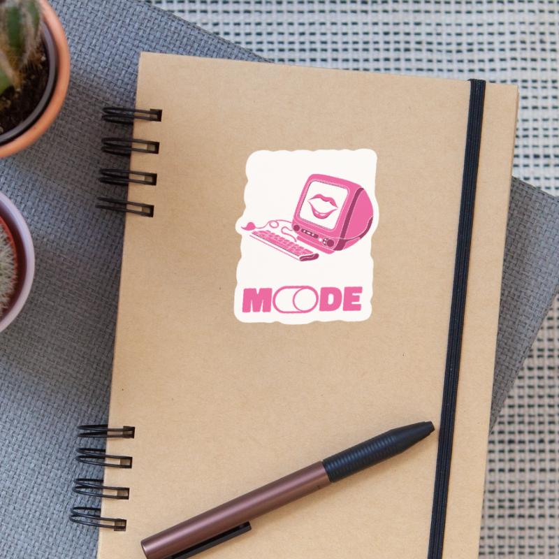 Développeur Coder Programmeur Mode activé Sticker taille S (10 x 10 cm)