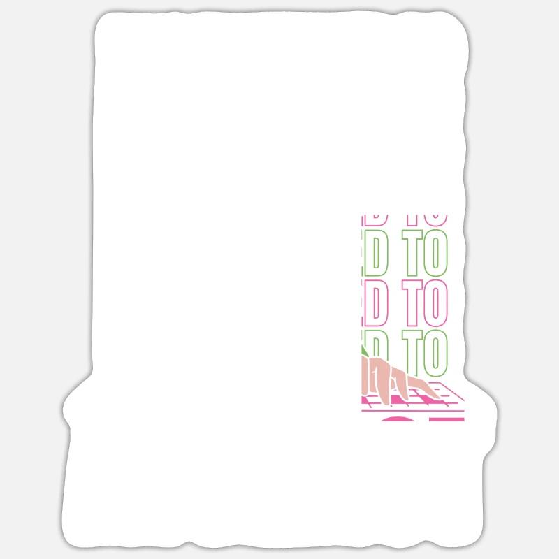 Développeur Coder Programmeur Drôle - Sticker taille S (10 x 10 cm) - blanc mat