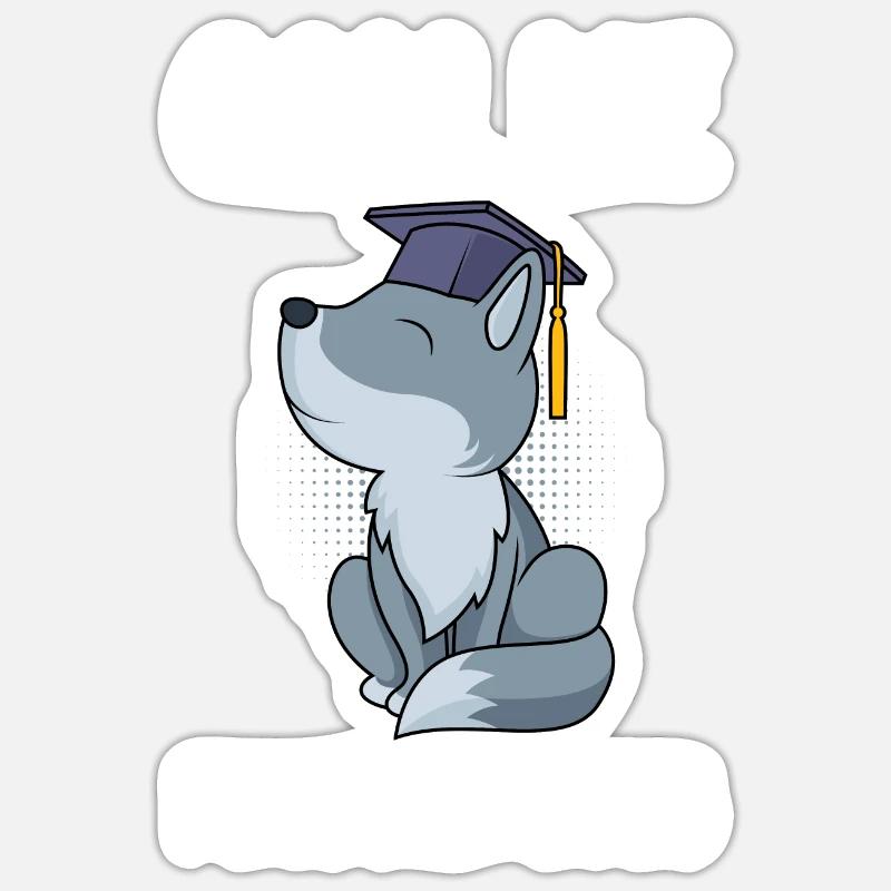 Appelez-moi Master 2023 Master - Sticker taille S (10 x 10 cm) - blanc mat