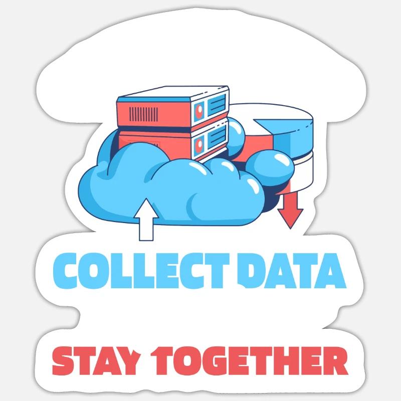 Data Science Data Analyst Pair Sticker size S (10 x 10 cm)