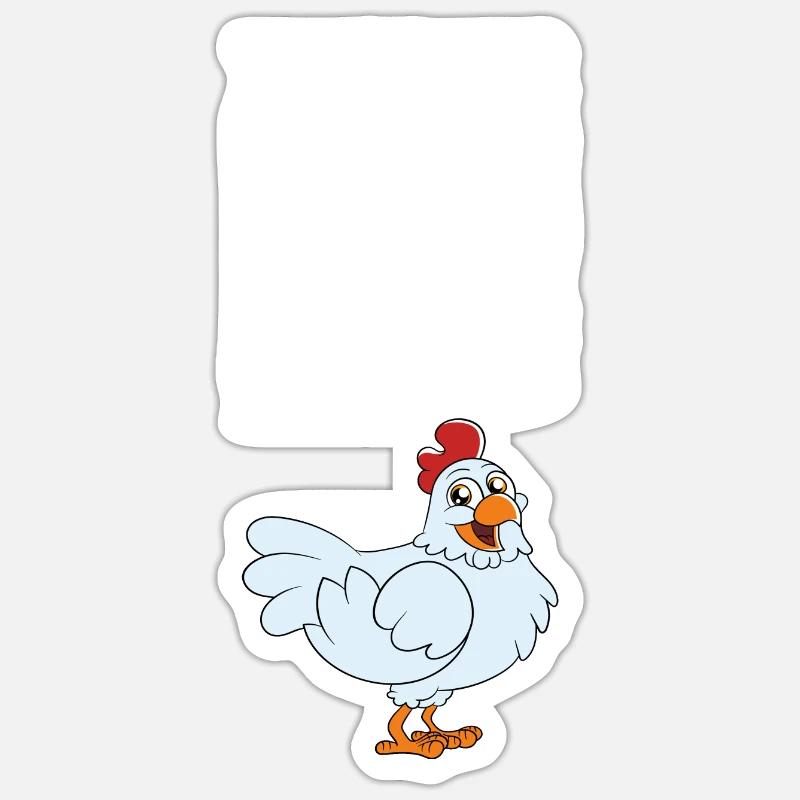Je devrais acheter plus de poulets Sticker taille S (10 x 10 cm)