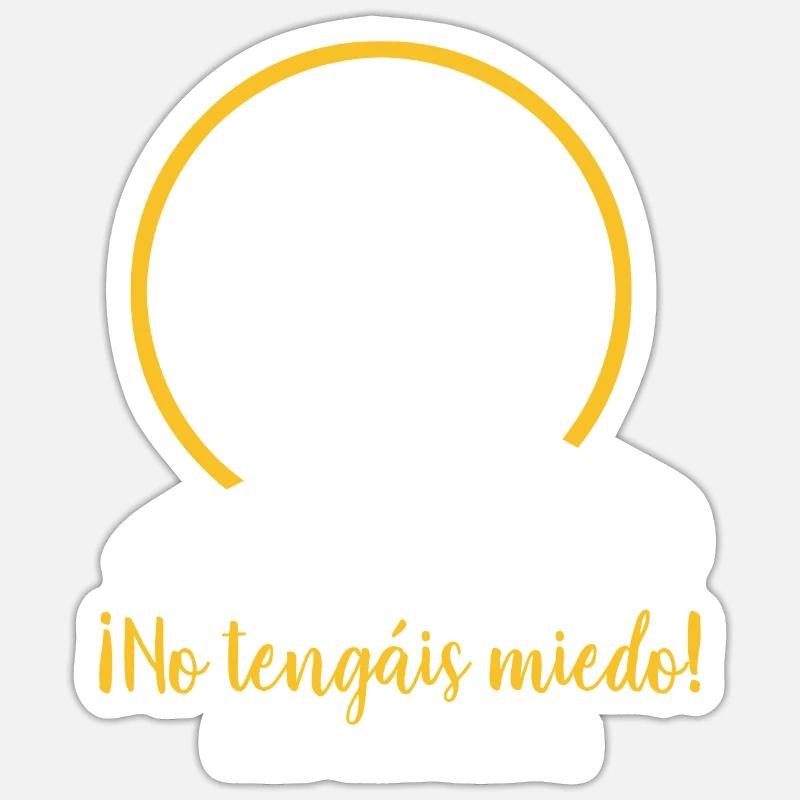 Do not be afraid - Pope John Paul II JP2 - Sticker size S (10 x 10 cm) - white matte