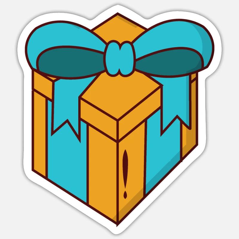 Gift - Sticker size S (10 x 10 cm) - white matte