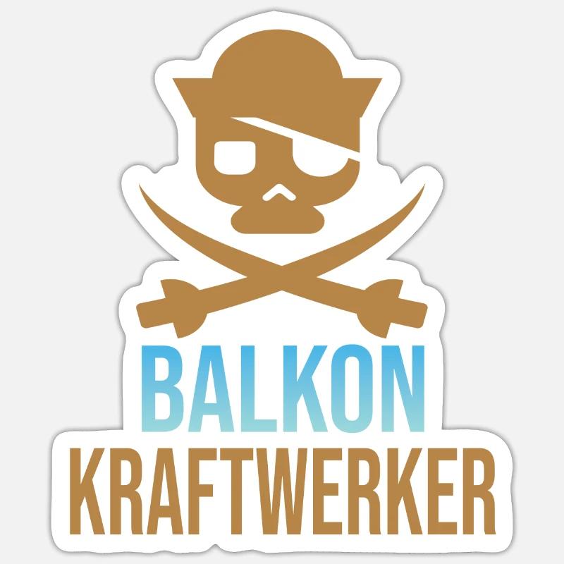 Solaranlage - Sticker Größe S (10 x 10 cm) - Mattweiß