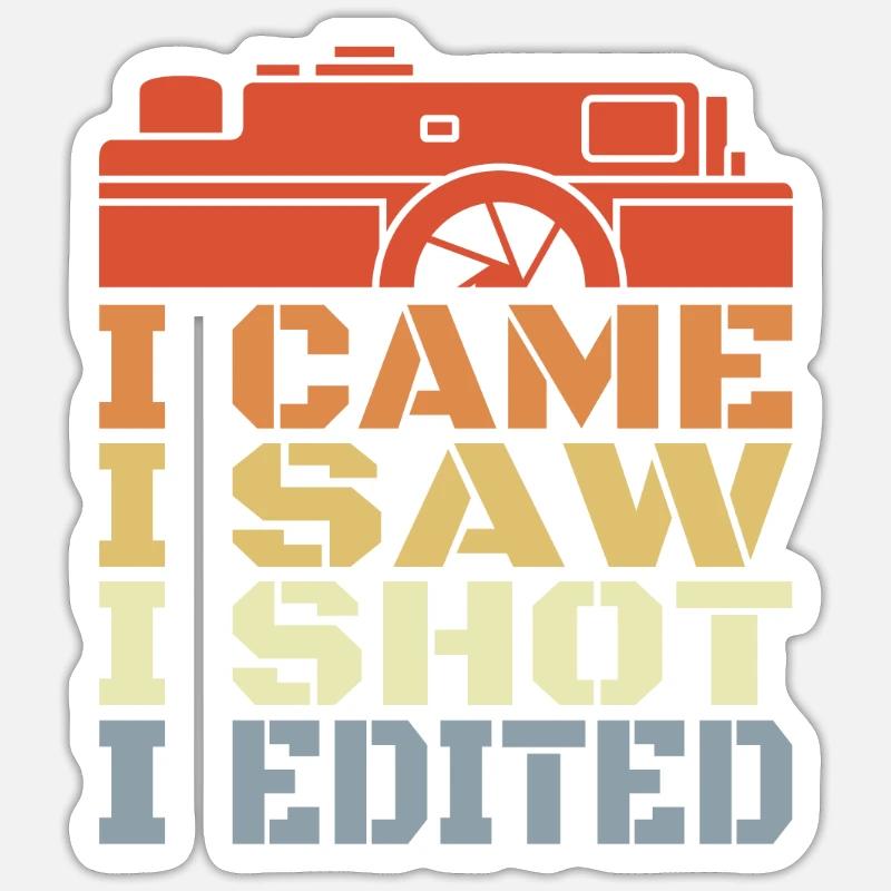 Camera Routine - Sticker size S (10 x 10 cm) - white matte