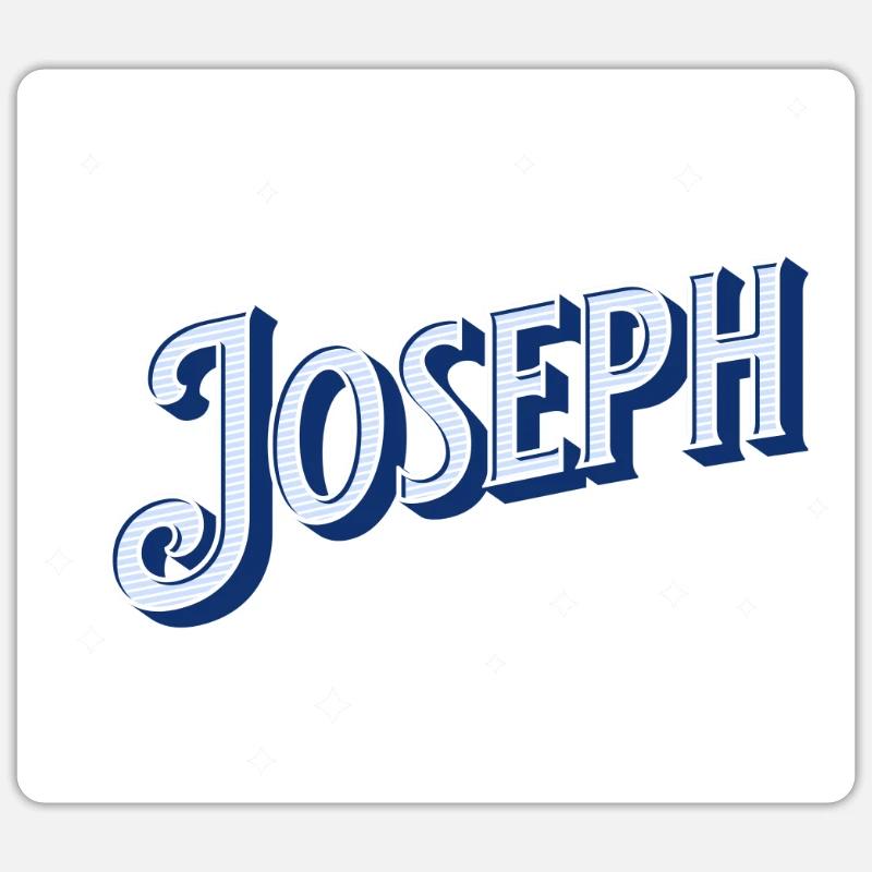 Joseph's name personalized Sticker size S (10 x 10 cm)