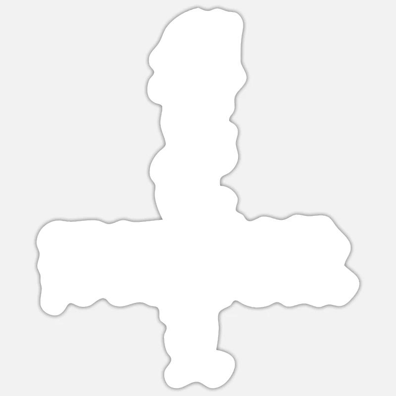 black metal devil Baphomet Gothic witch occult Sticker size S (10 x 10 cm)