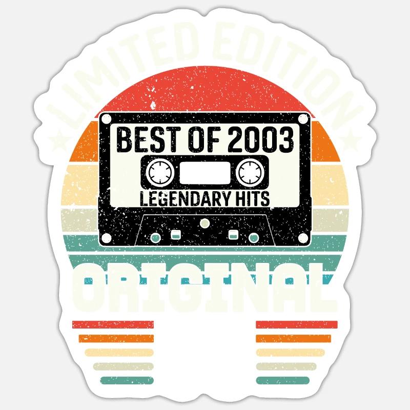 Édition Limitée Du Meilleur De L'original De 2003 Sticker taille S (10 x 10 cm)