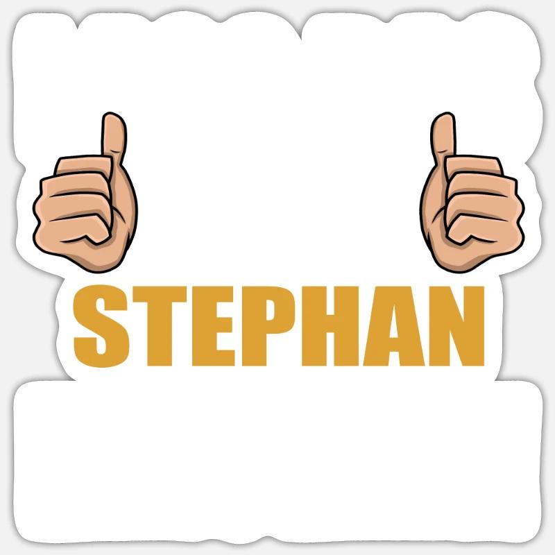 Lass das mal den Stephan machen Sticker Größe S (10 x 10 cm)