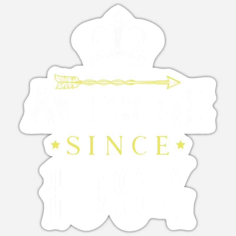 1994 awesome since - Sticker Größe S (10 x 10 cm) - Mattweiß