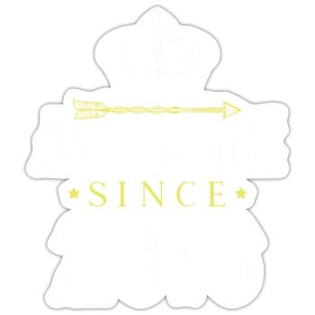 2016 awesome since - Sticker Größe S (10 x 10 cm) - Mattweiß - Vorne