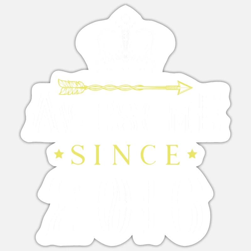 2016 awesome since - Sticker size S (10 x 10 cm) - white matte