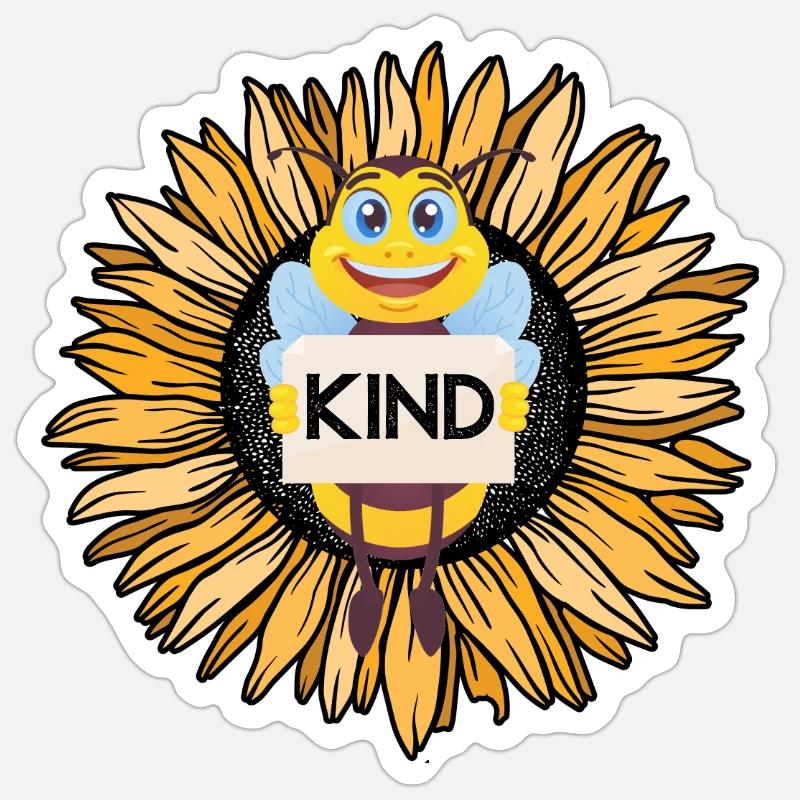 Type d’abeille Sticker taille S (10 x 10 cm)