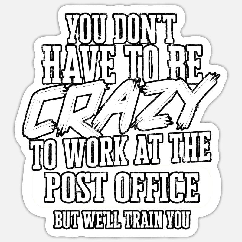 Postman Postman Post Gift Letter Parcel Sticker size S (10 x 10 cm)