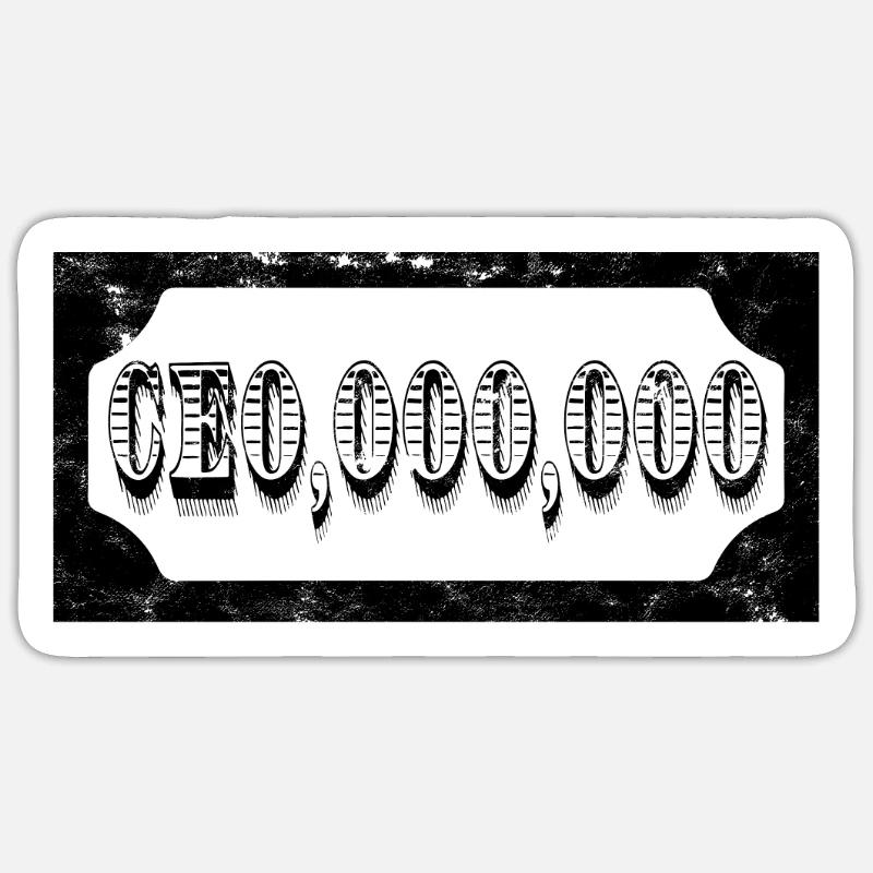 Managing Director Chef Gift Gift Idea Work Sticker size S (10 x 10 cm)