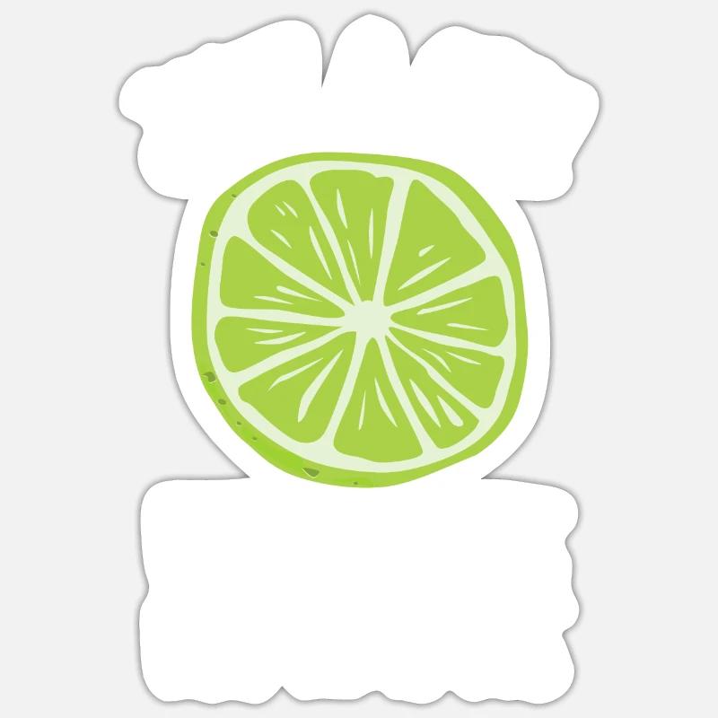 Key Lime Pie Lemon Tart Dessert Sticker size S (10 x 10 cm)