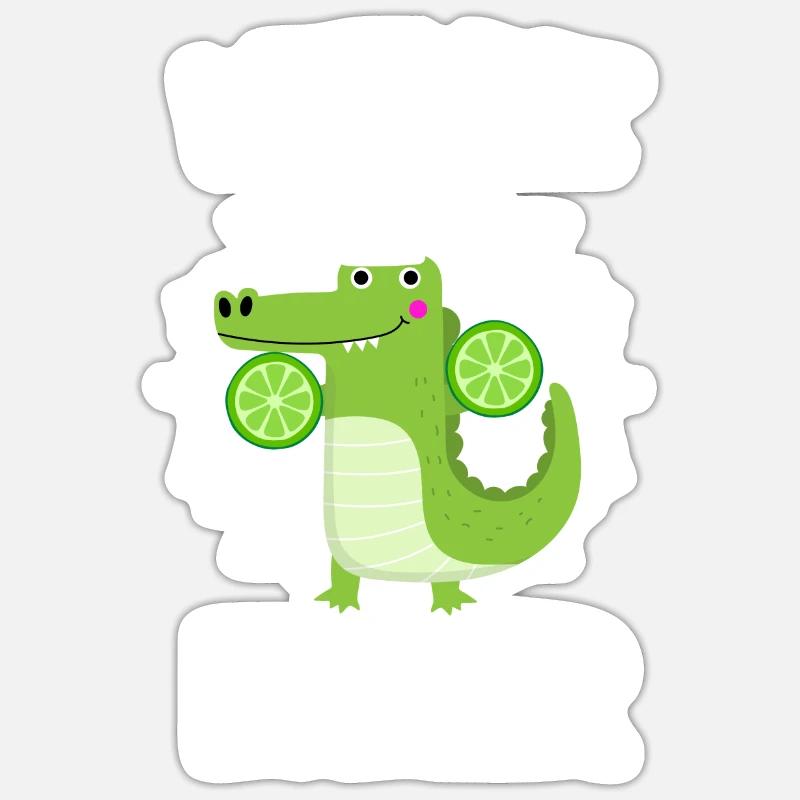 Key Lime Pie Lemon Tart Dessert Sticker size S (10 x 10 cm)