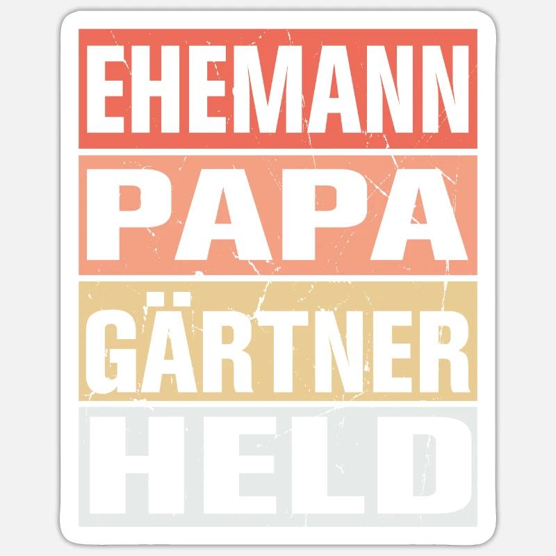 Goldschmied Vater Ehemann Held Sticker Größe S (10 x 10 cm)