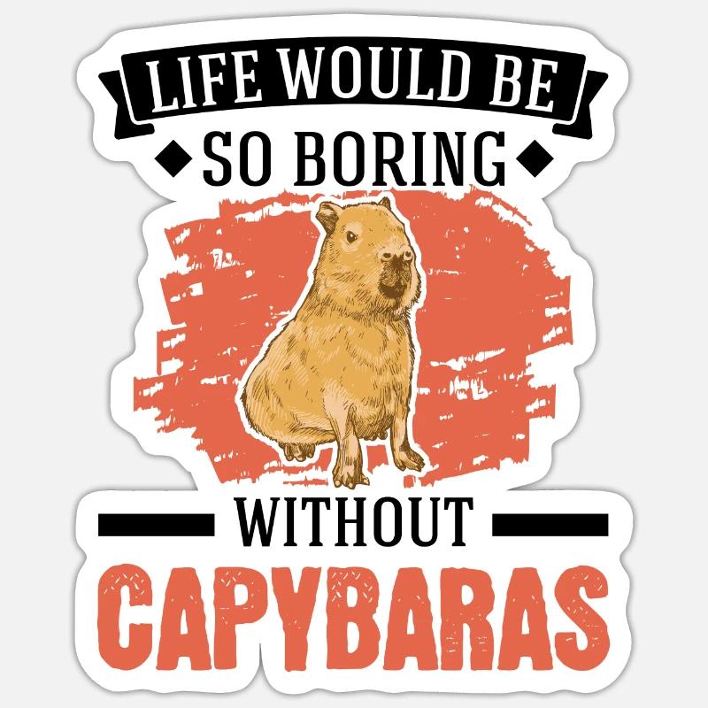 Capybara-lahja Capibara capybara - Tarra koko S (10 x 10 cm) - mattavalkoinen