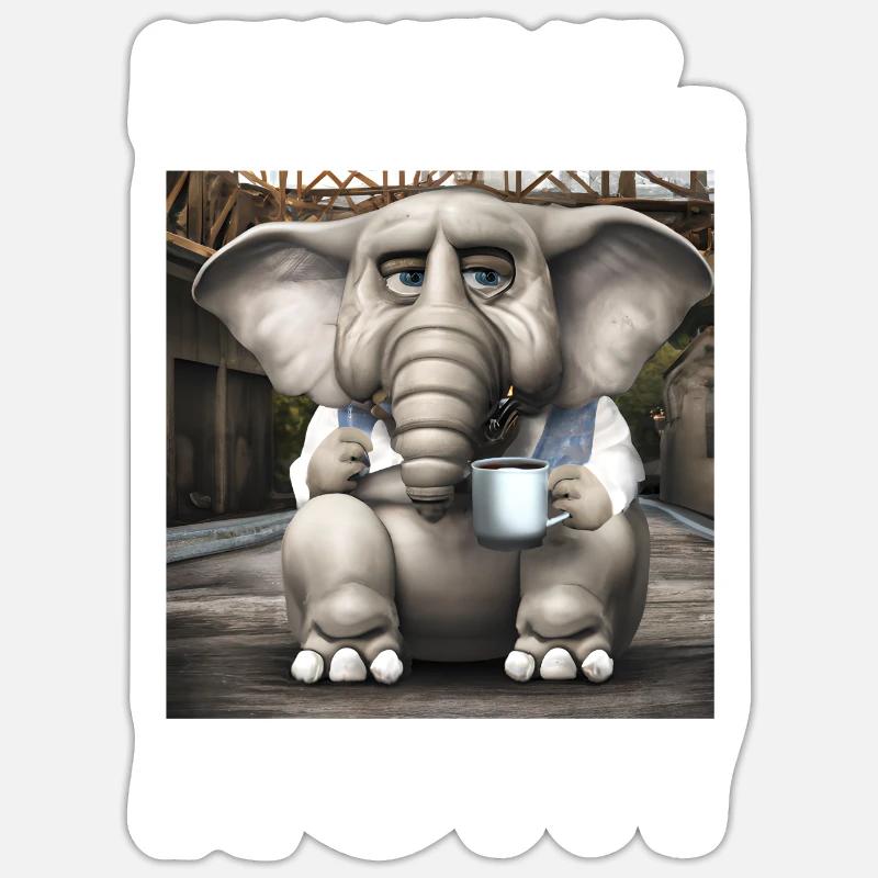 Sticker taille S (10 x 10 cm) - 
