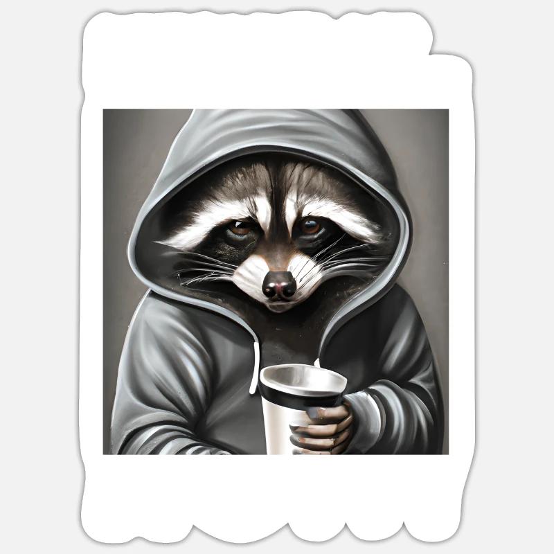 Before you ask no - Sticker Größe S (10 x 10 cm) - Mattweiß