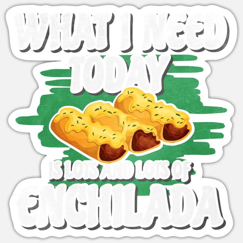Enchilada's Enchilada Gift - Sticker size S (10 x 10 cm) - white matte
