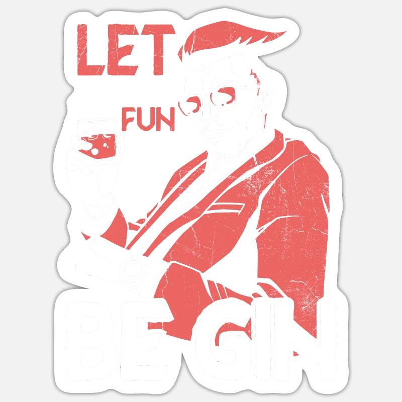 Be Begin Sticker size S (10 x 10 cm)