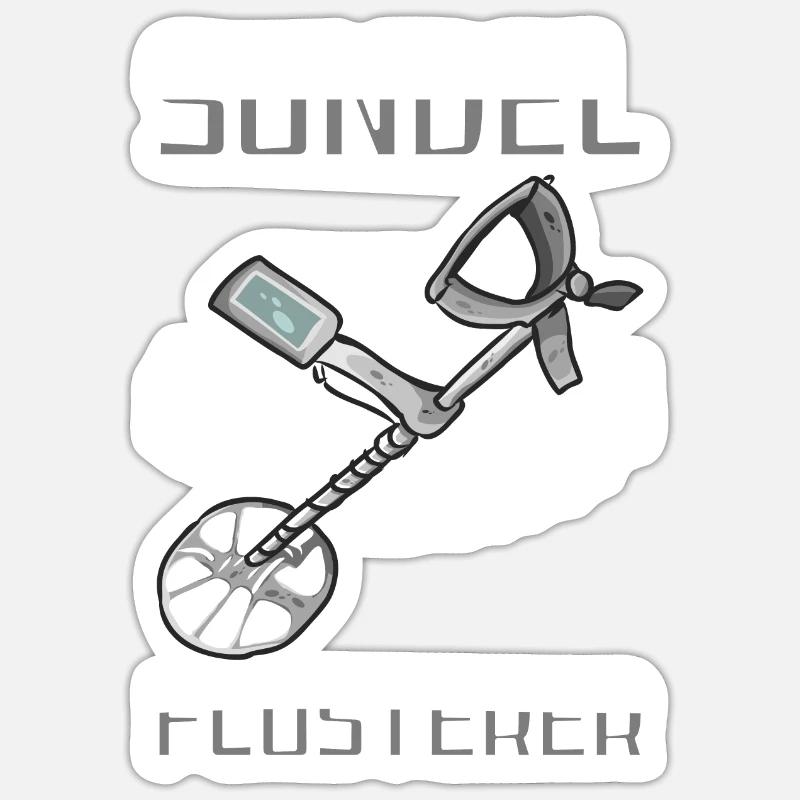 Sondeln - Sticker Größe S (10 x 10 cm) - Mattweiß