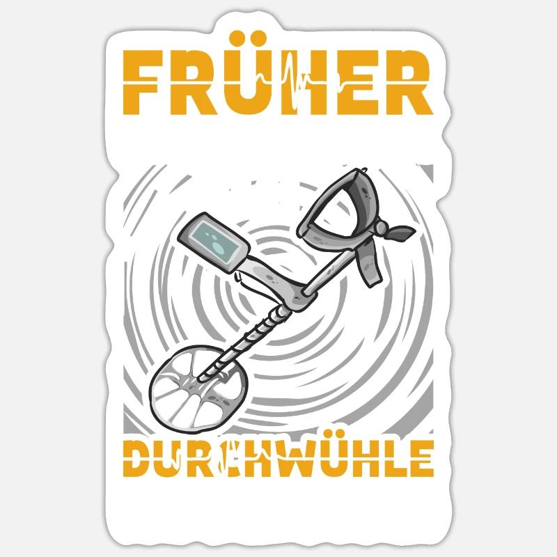 Sondeln - Sticker Größe S (10 x 10 cm) - Mattweiß