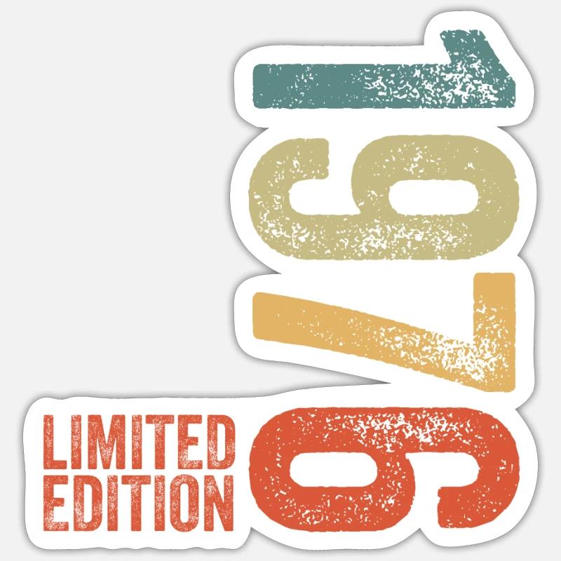1976 Édition limitée - Sticker taille S (10 x 10 cm) - blanc mat